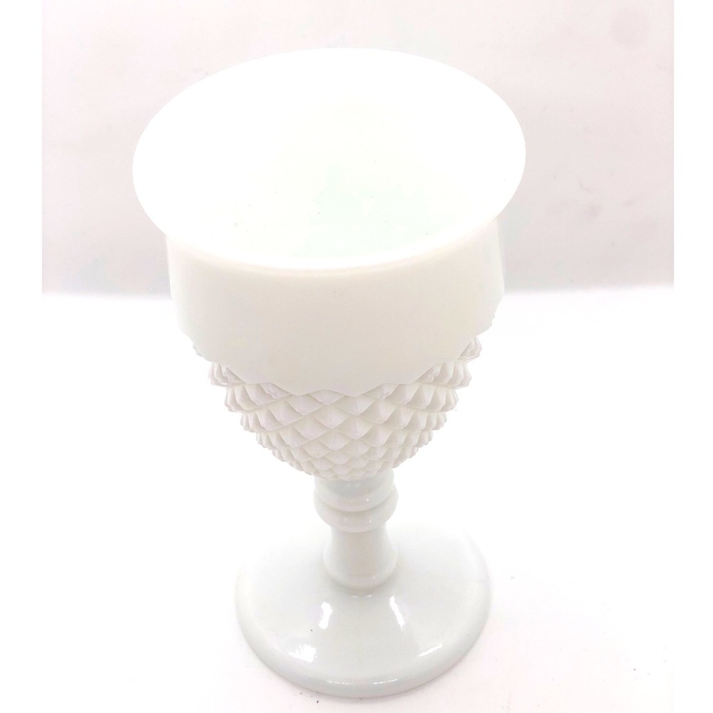Vintage Milk Glass Goblet - Picture 2 of 4